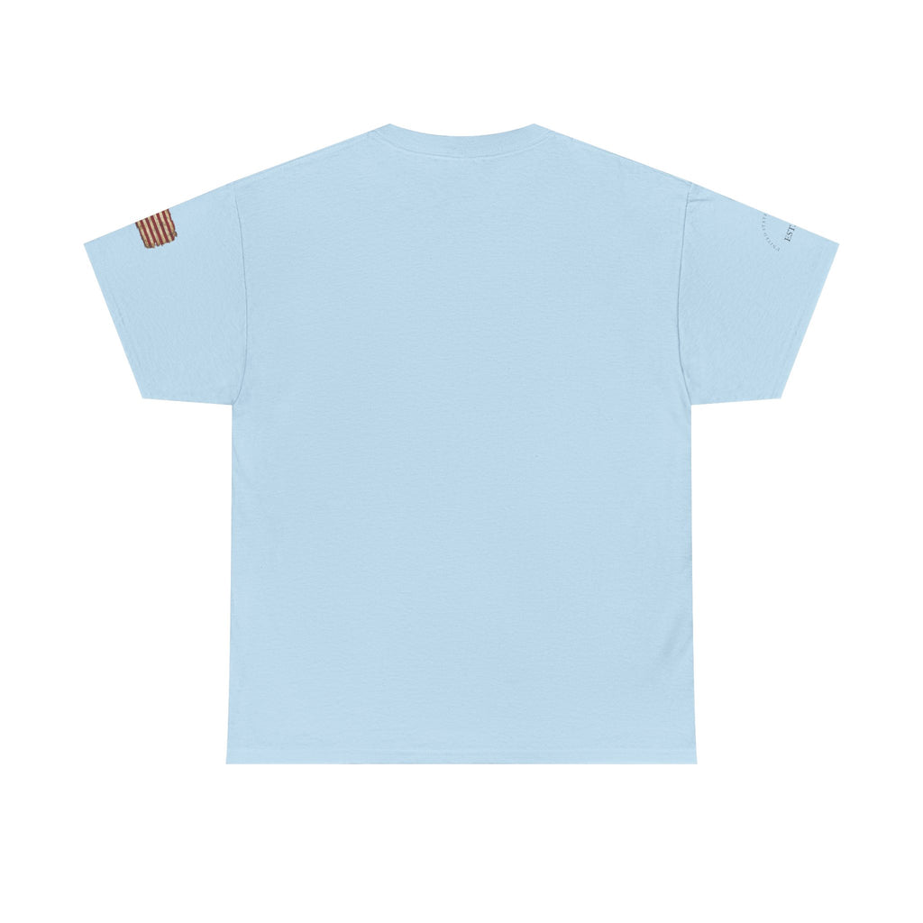 1776 American Flag Tee — "Home of the Free, Because of the Brave" Patriotic T-Shirt