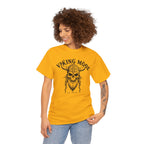 Viking Mode Skull Viking T-shirt | Norse Helmet Skull Graphic Tee