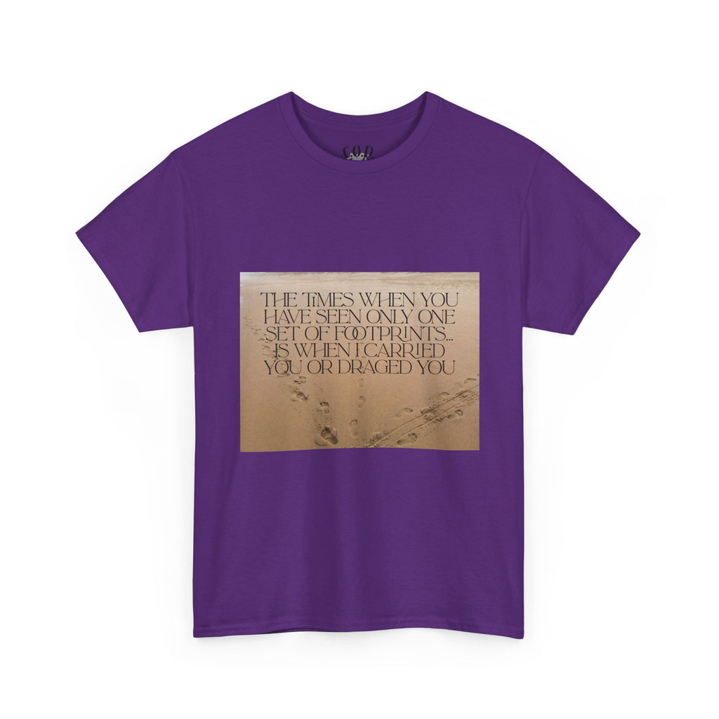 Foot Prints in the Sand | Faith with a Twist