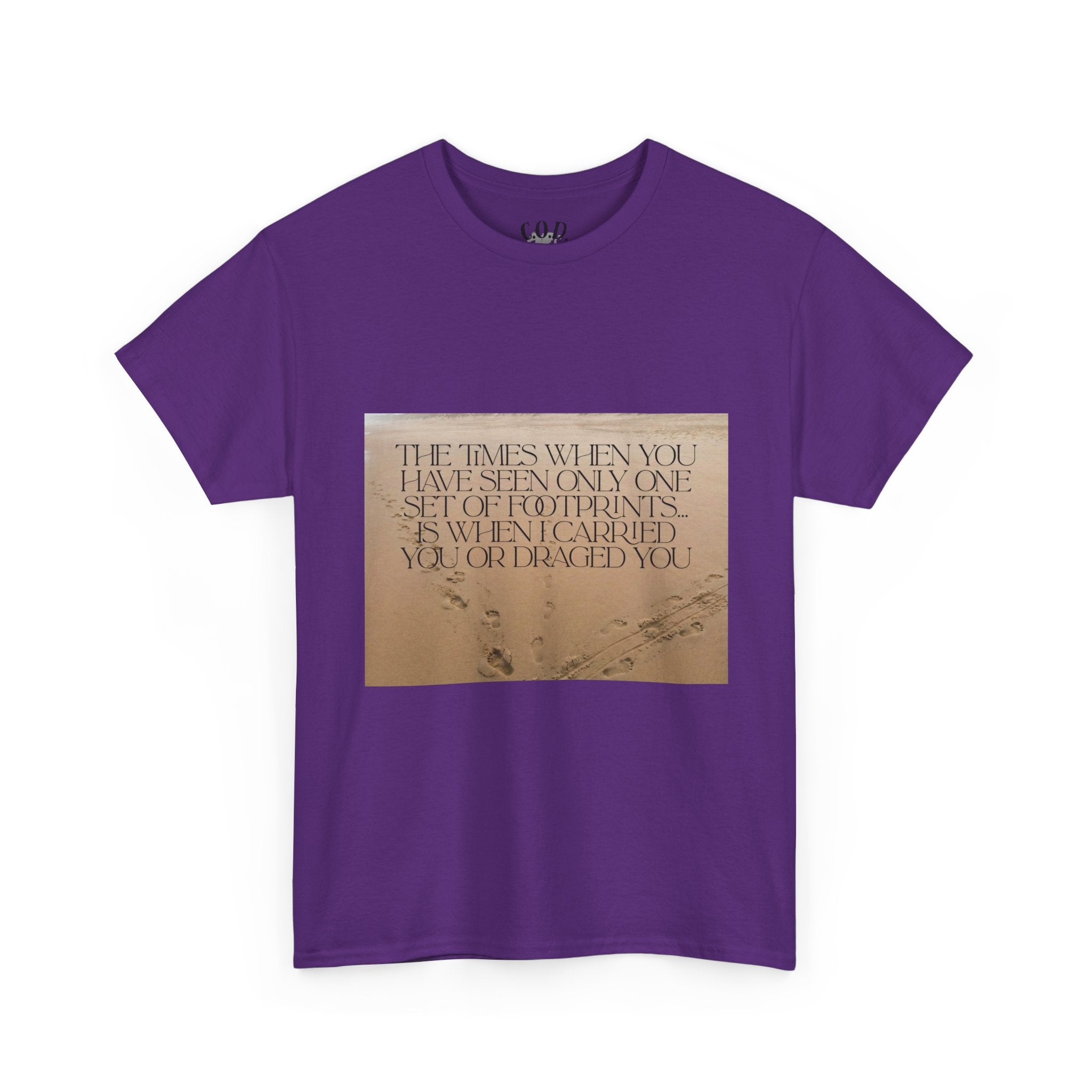 Foot Prints in the Sand | Faith with a Twist