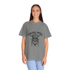 Viking Mode Skull Viking T-shirt | Norse Helmet Skull Graphic Tee