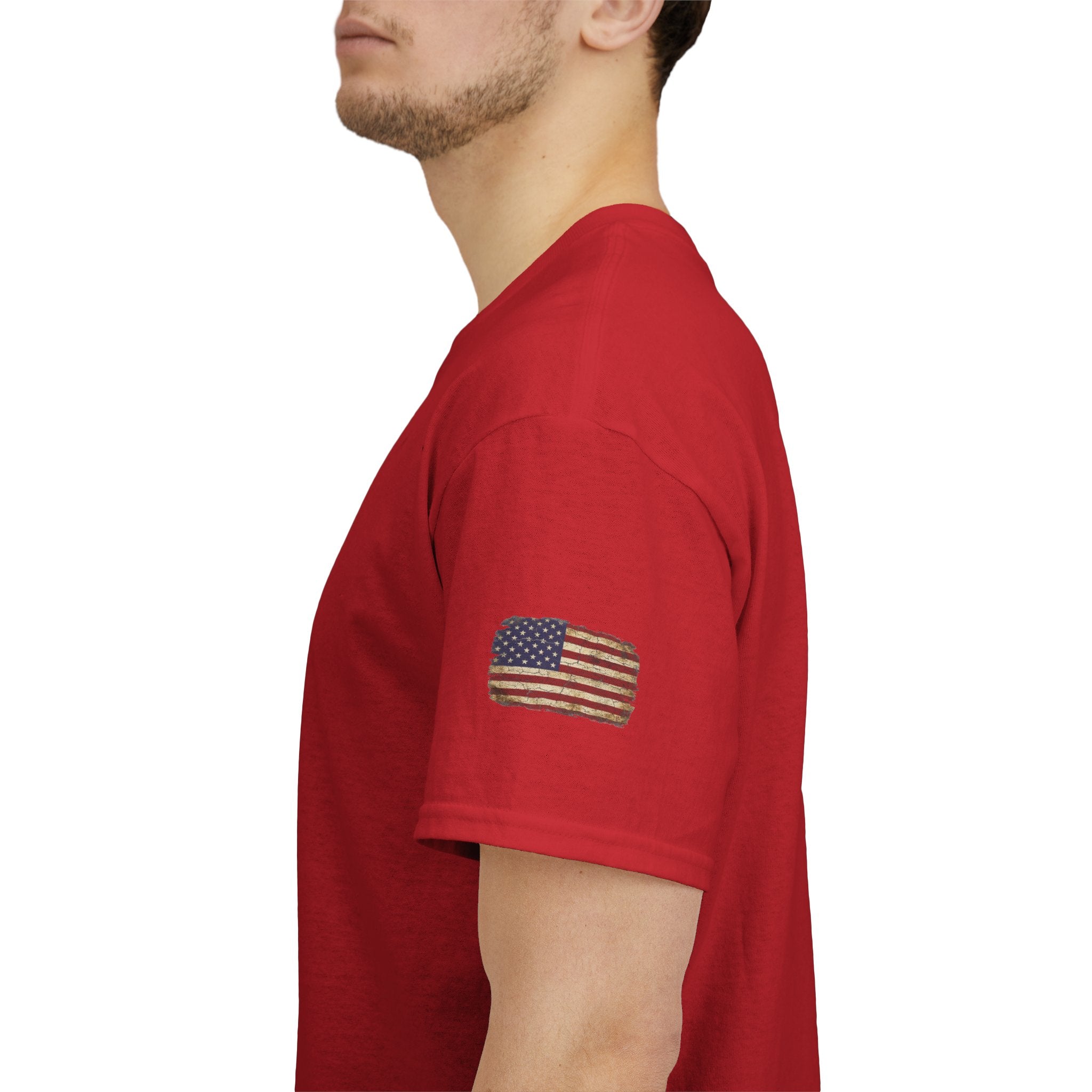 1776 American Flag Tee — "Home of the Free, Because of the Brave" Patriotic T-Shirt