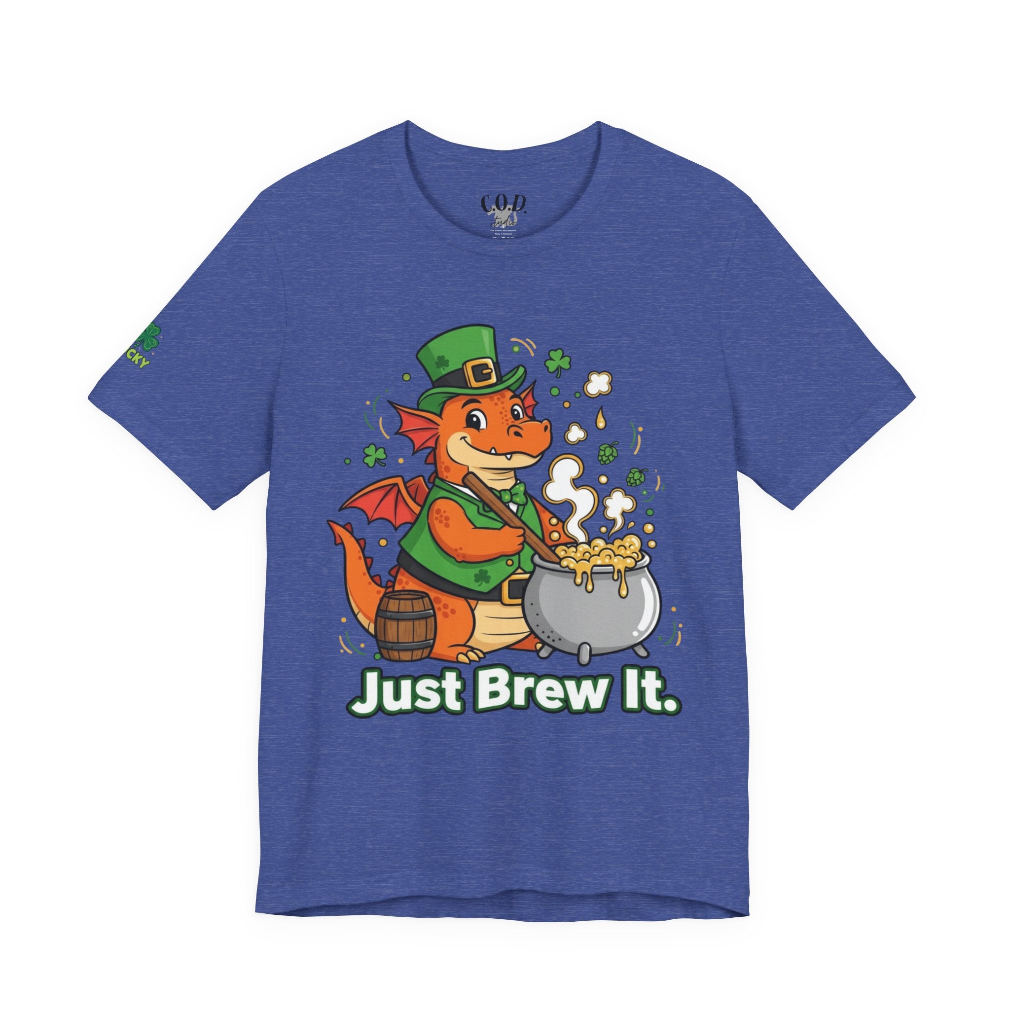 Leprechaun Dragon Brewing 'Just Brew It' T-Shirt | St. Patrick's Day