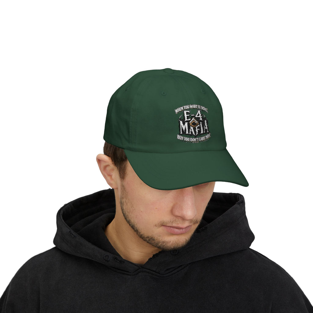 E-4 Mafia' Embroidered Classic Baseball Hat