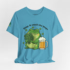 Stop & Smell the Hops Frog T-Shirt | Beer Brewing Graphic Tee