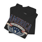 America Patriotic T‑Shirt – "America Celebrating 250 Years" Eagle Emblem