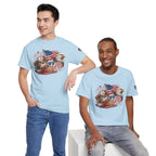 Patriotic Eagle American Flag T-Shirt — USA 1776 Military Tribute Tee