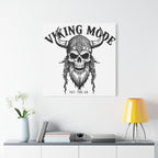 Viking Mode Skull Helmet Matte Canvas