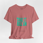 Take It All In tee | Motivational text graphic, minimalist green typography
