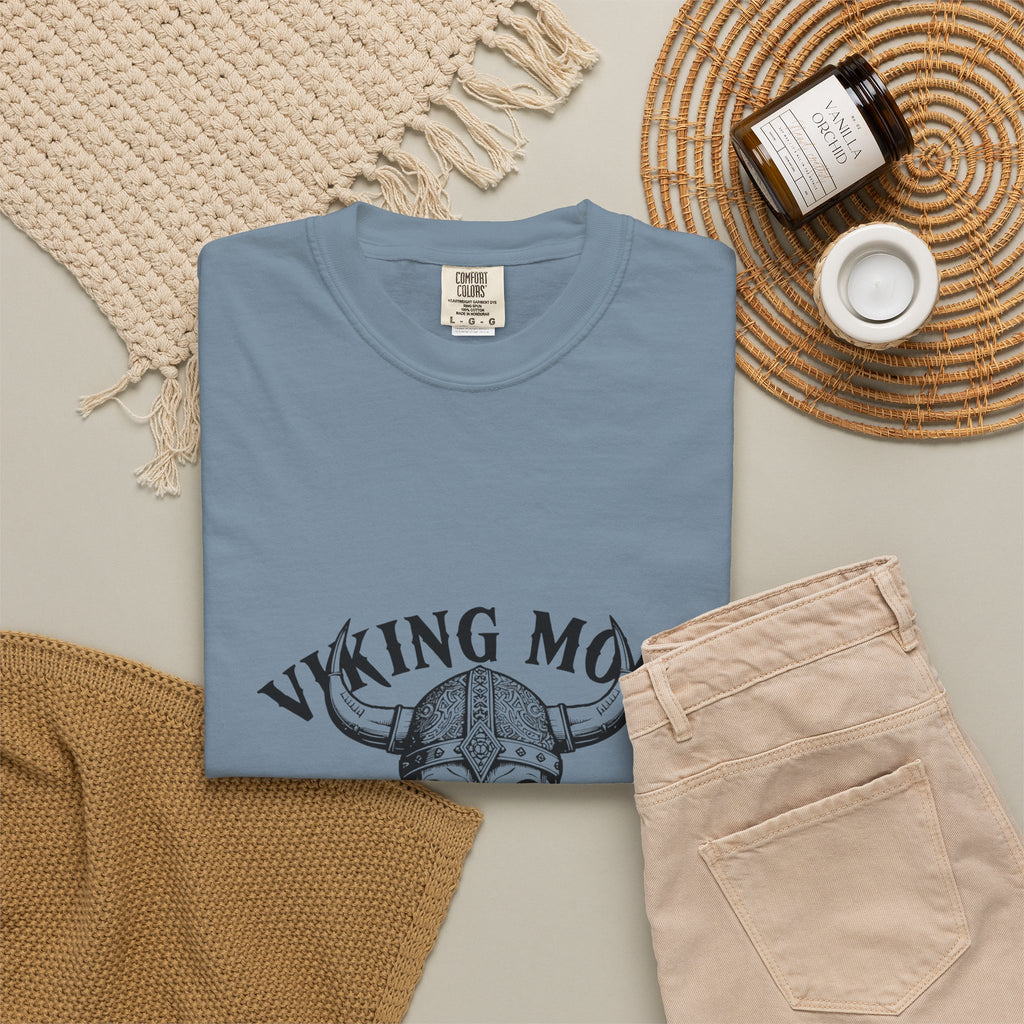 Viking Mode Skull Viking T-shirt | Norse Helmet Skull Graphic Tee