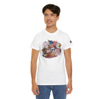 Patriotic Eagle American Flag T-Shirt — USA 1776 Military Tribute Tee