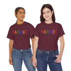 Marines Crayon Tee — “It’s okay, we can’t spell it either” Military Humor T-Shirt