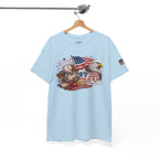 Patriotic Eagle American Flag T-Shirt — USA 1776 Military Tribute Tee