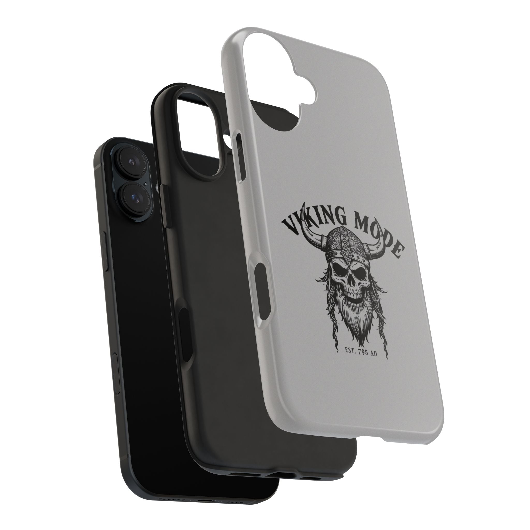 Viking Mode Skull Helmet phone case | Nordic warrior, est. 795 AD