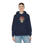 Mushroom Skull Hoodie — Gothic Mushroom Graveyard RIP Pullover