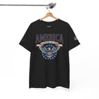 America Patriotic T‑Shirt – "America Celebrating 250 Years" Eagle Emblem