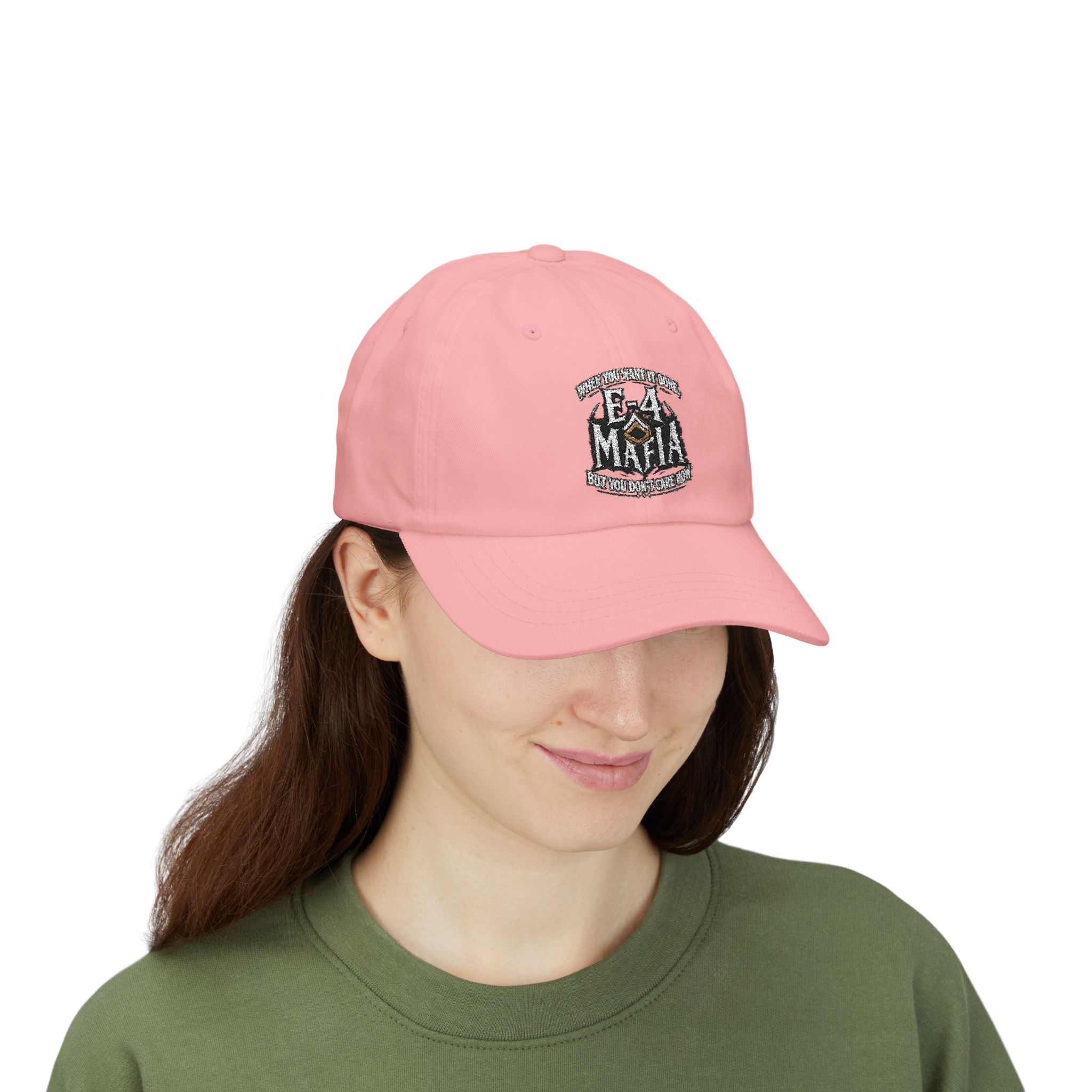 E-4 Mafia' Embroidered Classic Baseball Hat