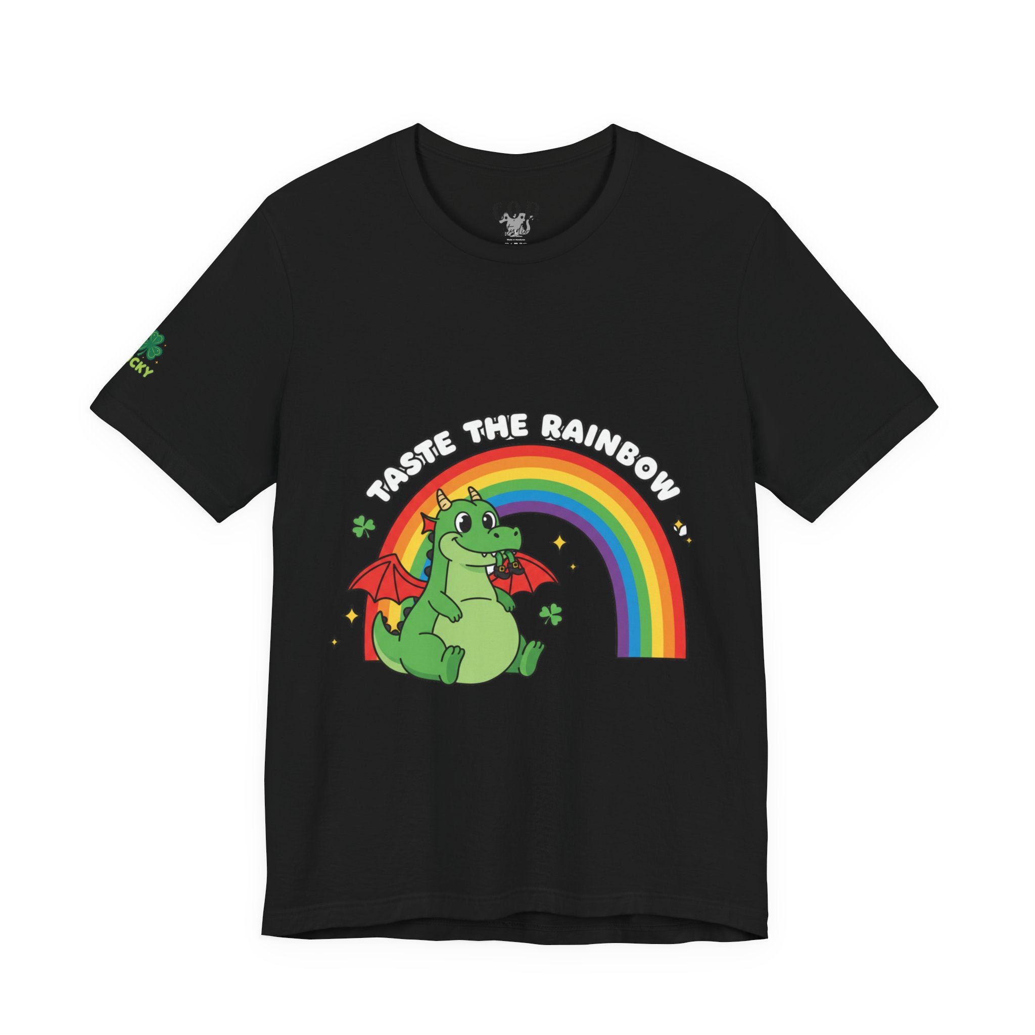 Taste the Rainbow dragon tee | Rainbow dragon graphic t-shirt