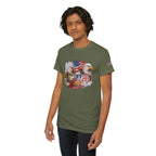 Patriotic Eagle American Flag T-Shirt — USA 1776 Military Tribute Tee