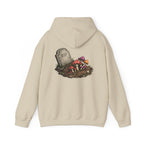 Mushroom Skull Hoodie — Gothic Mushroom Graveyard RIP Pullover