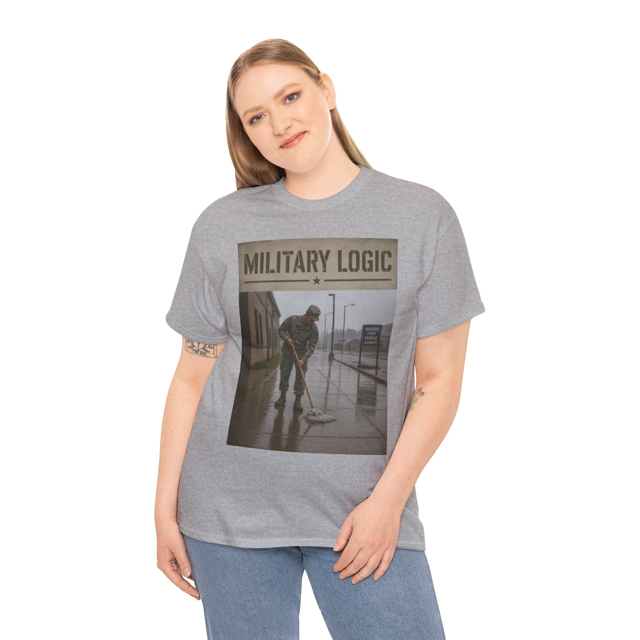 Military Logic T-Shirt — Vintage Military Humor Tee