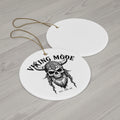 Viking Mode Skull Helmet ornament | Ceramic Ornament