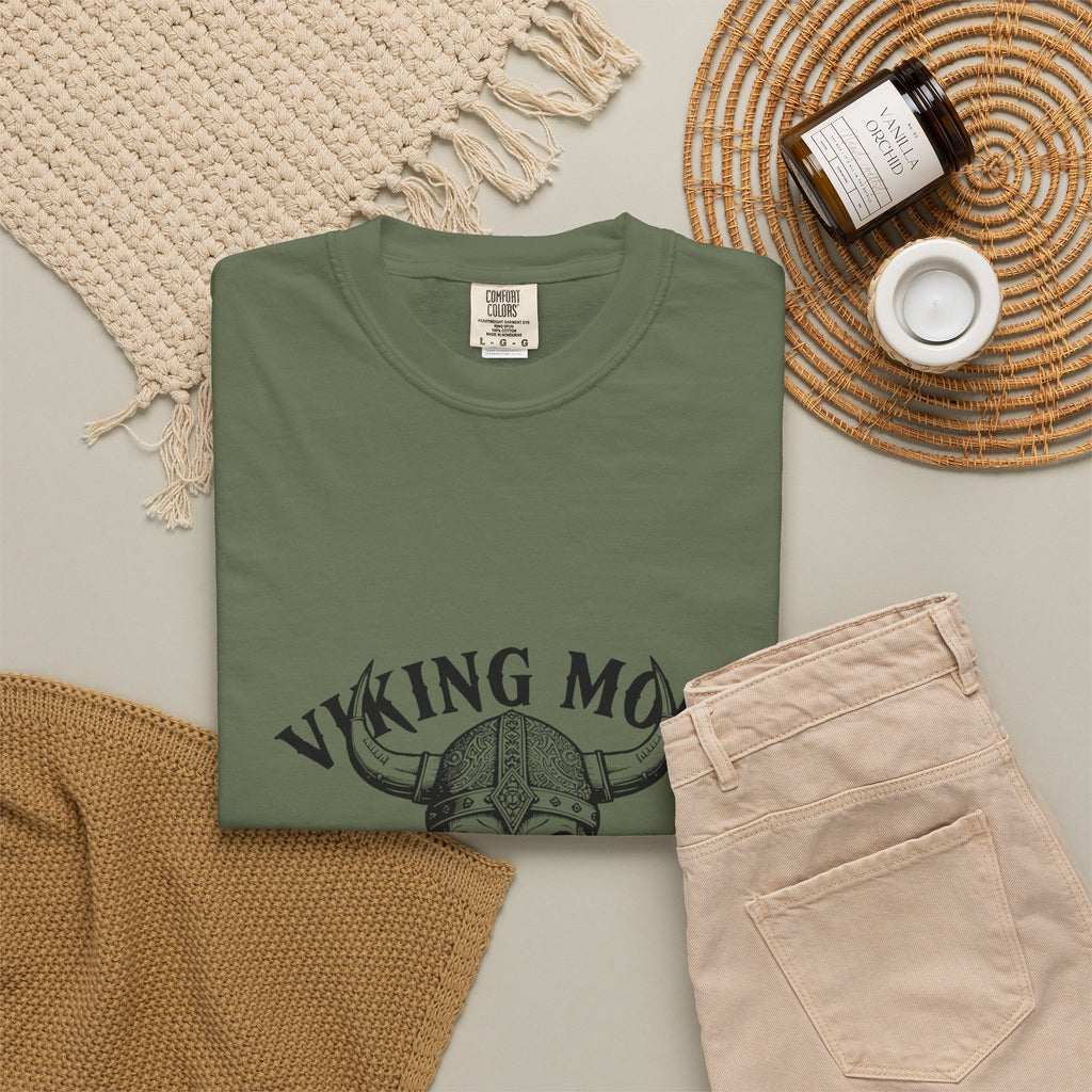 Viking Mode Skull Viking T-shirt | Norse Helmet Skull Graphic Tee