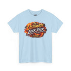 T-Shirt — "Ultimate Lock Pick" Fiery Logo Graphic Tee