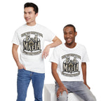 T-Shirt — "E-4 Mafia" Graphic Tee: "When You Want It Done, But You Don’t Care How" Vintage-Style Food Humor