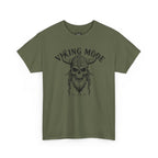 Viking Mode Skull Viking T-shirt | Norse Helmet Skull Graphic Tee