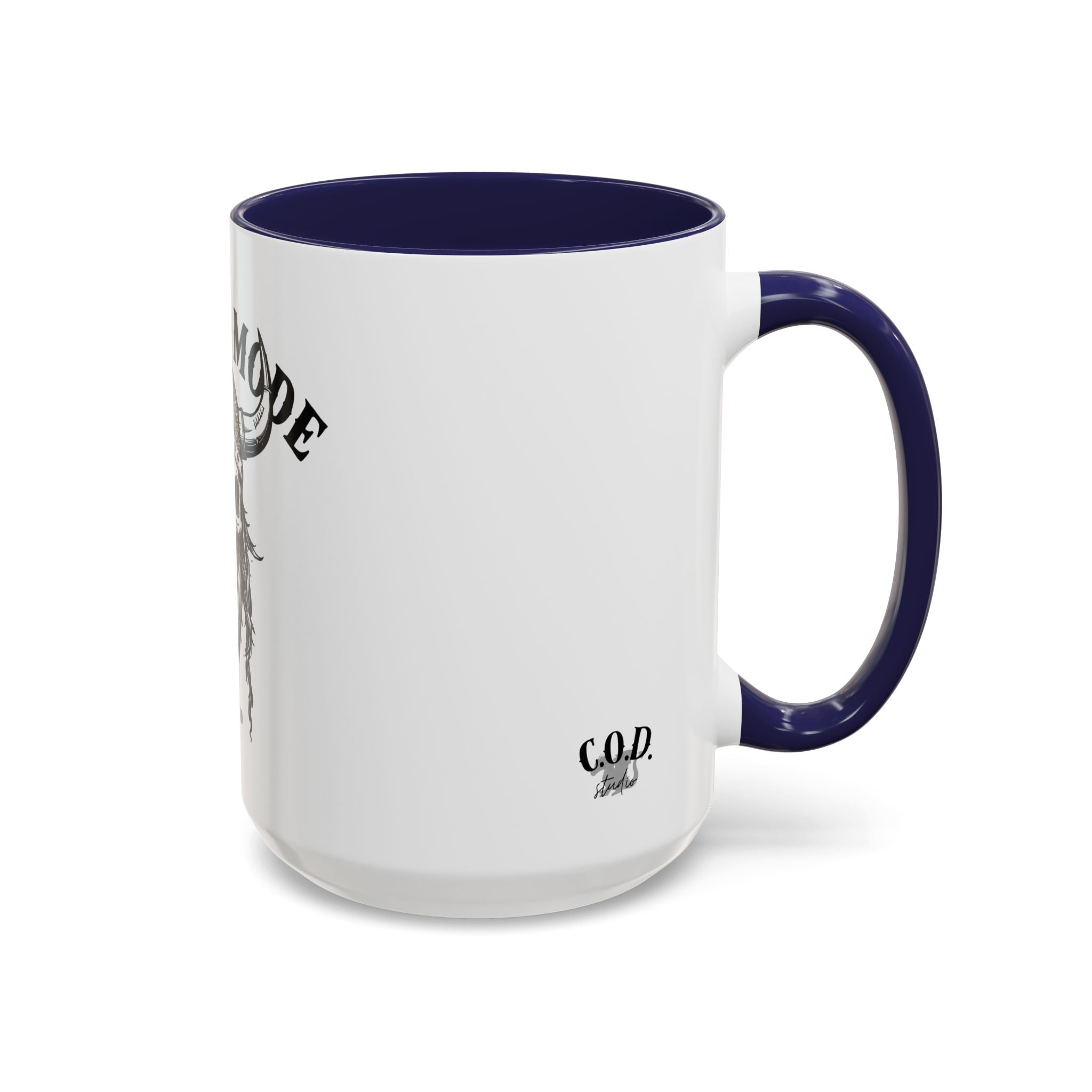 Viking Mode Skull Viking Mug | Accent Coffee Mug 11oz 15oz
