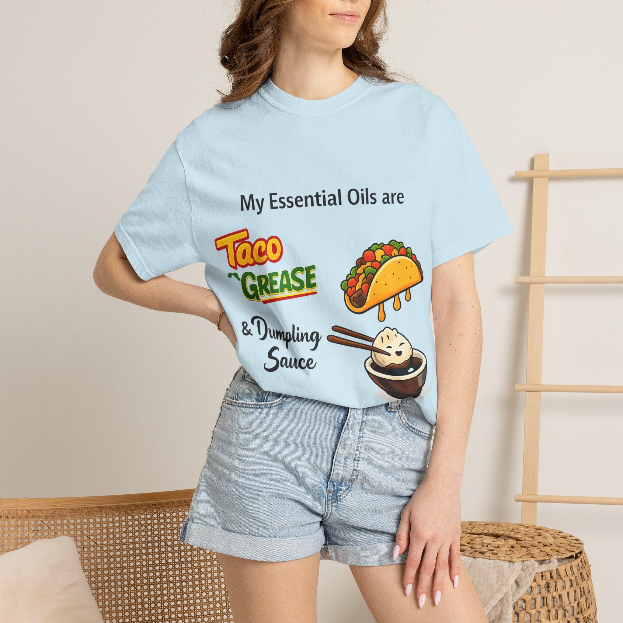 Taco & Dumpling Sauce T-shirt | Funny Food Pun Tee
