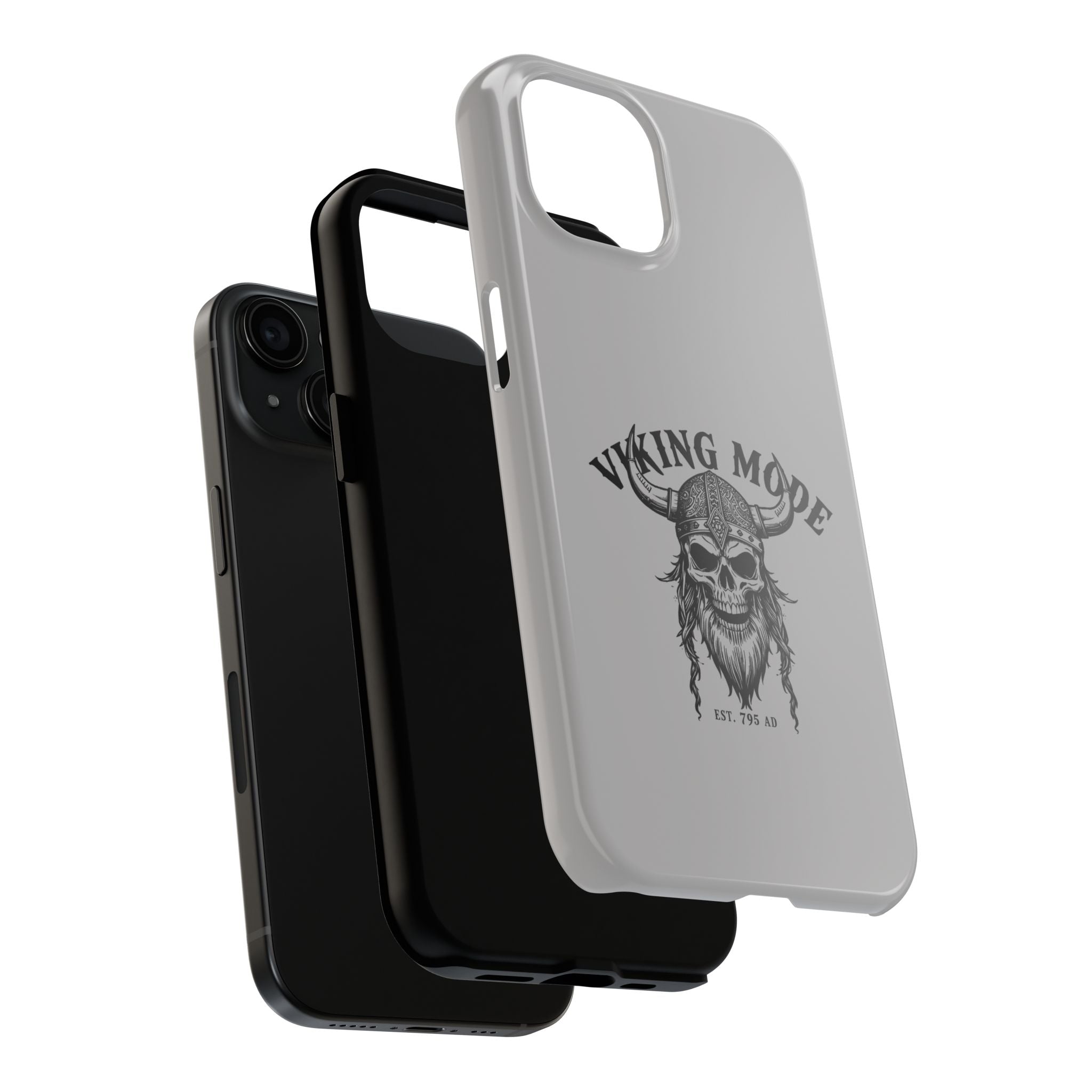 Viking Mode Skull Helmet phone case | Nordic warrior, est. 795 AD
