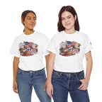 Patriotic Eagle American Flag T-Shirt — USA 1776 Military Tribute Tee
