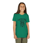 Viking Mode Youth T‑Shirt — Skull Horned Helmet Graphic Tee for Kids
