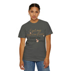 T-Shirt — “I Get My Popcorn From The Apricot Tree” Script Graphic Tee | Hymns | LDS |
