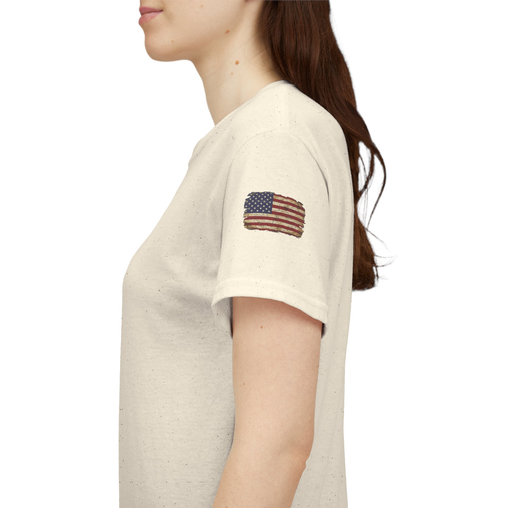 American Flag Kiss T‑Shirt – Patriotic USA Lip Print Tee for 4th of July