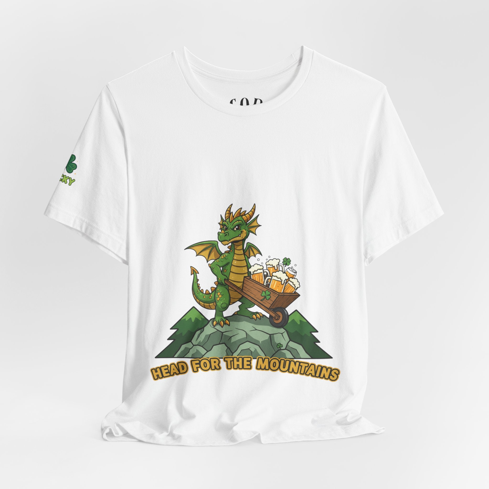 Dragon Hiking Cart tee | Head For The Mountains T-Shirt