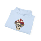 Mushroom Skull Hoodie — Gothic Mushroom Graveyard RIP Pullover