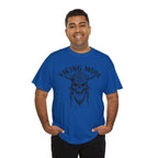 Viking Mode Skull Viking T-shirt | Norse Helmet Skull Graphic Tee
