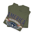 America Patriotic T‑Shirt – "America Celebrating 250 Years" Eagle Emblem