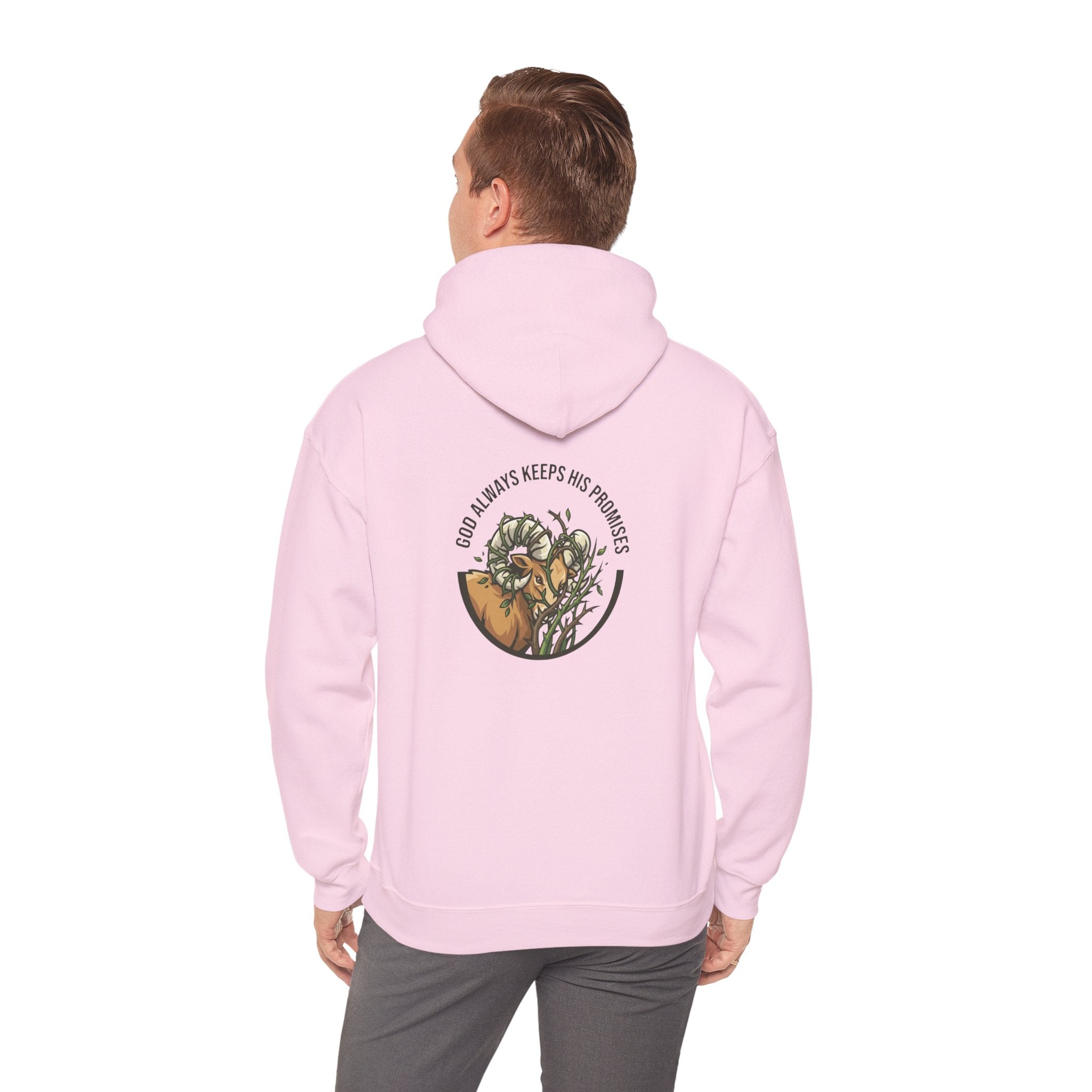 God Always Keeps His Promises hoodie | Ram Antlers Faith Design