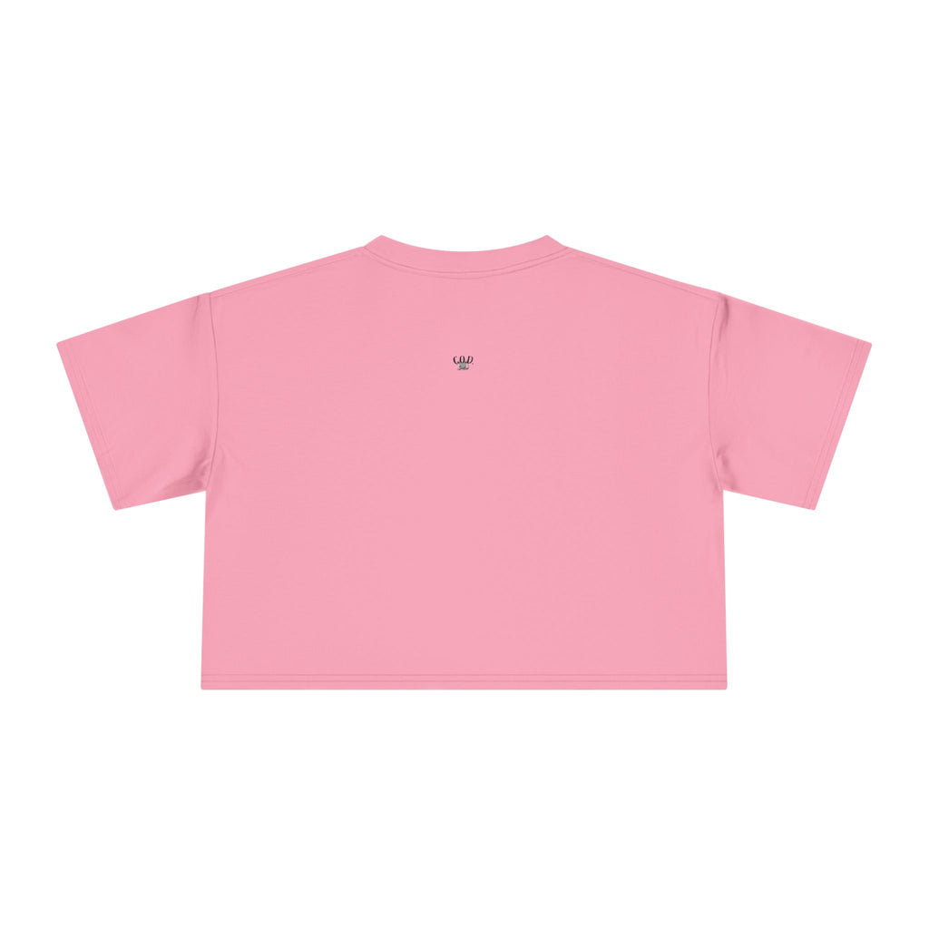 USA Tie-Dye Puff Letter Crop Tee