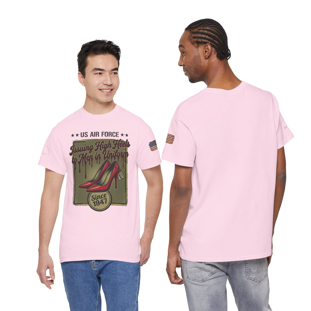 US Air Force 'Issuing High Heels' Graphic T-Shirt