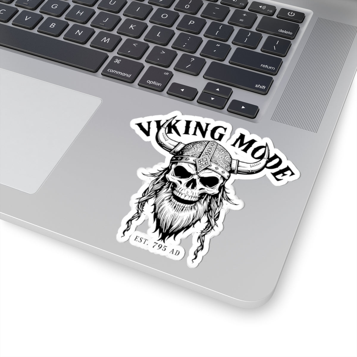 Viking Mode Skull Helmet Sticker | Kiss-Cut Viking Decal