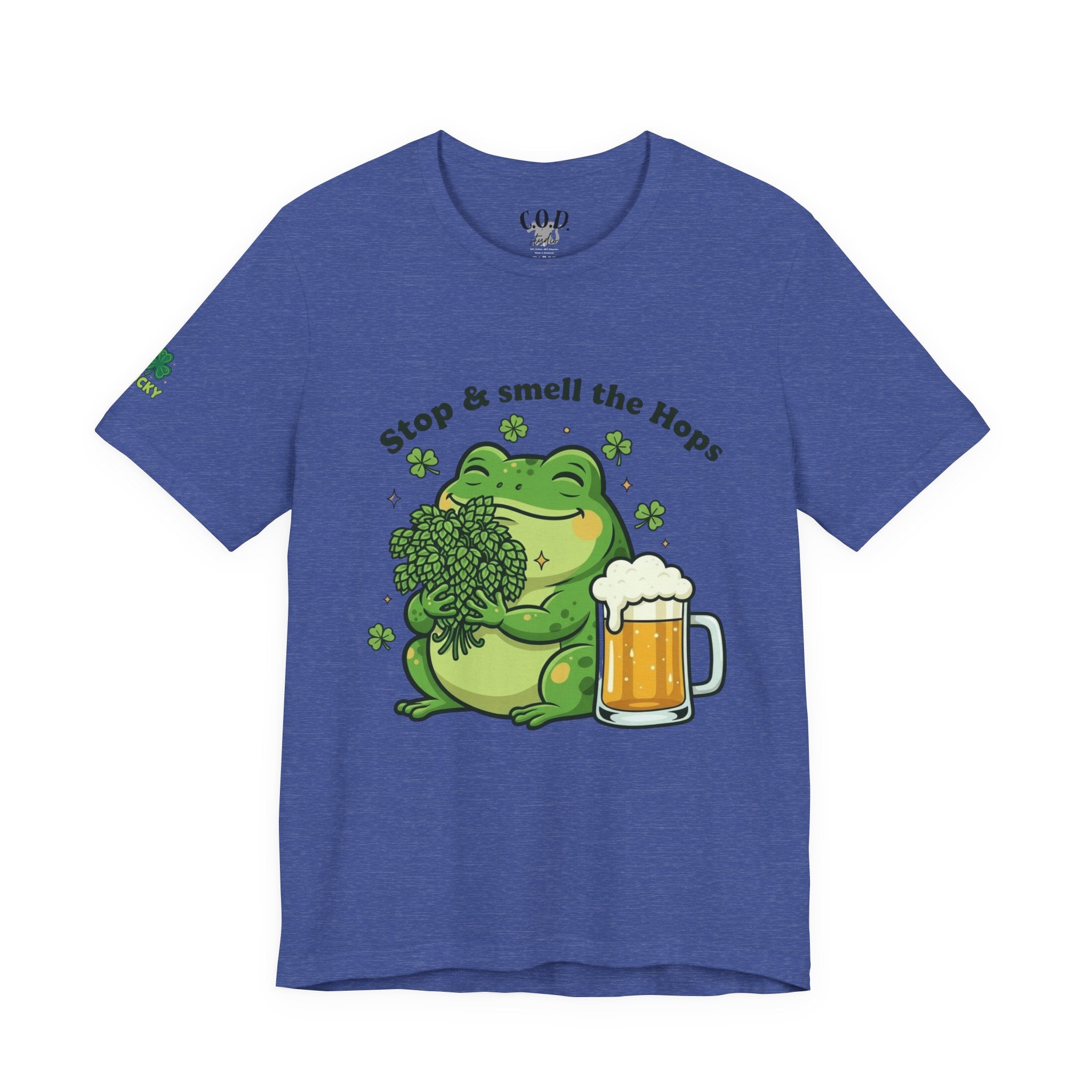 Stop & Smell the Hops Frog T-Shirt | Beer Brewing Graphic Tee
