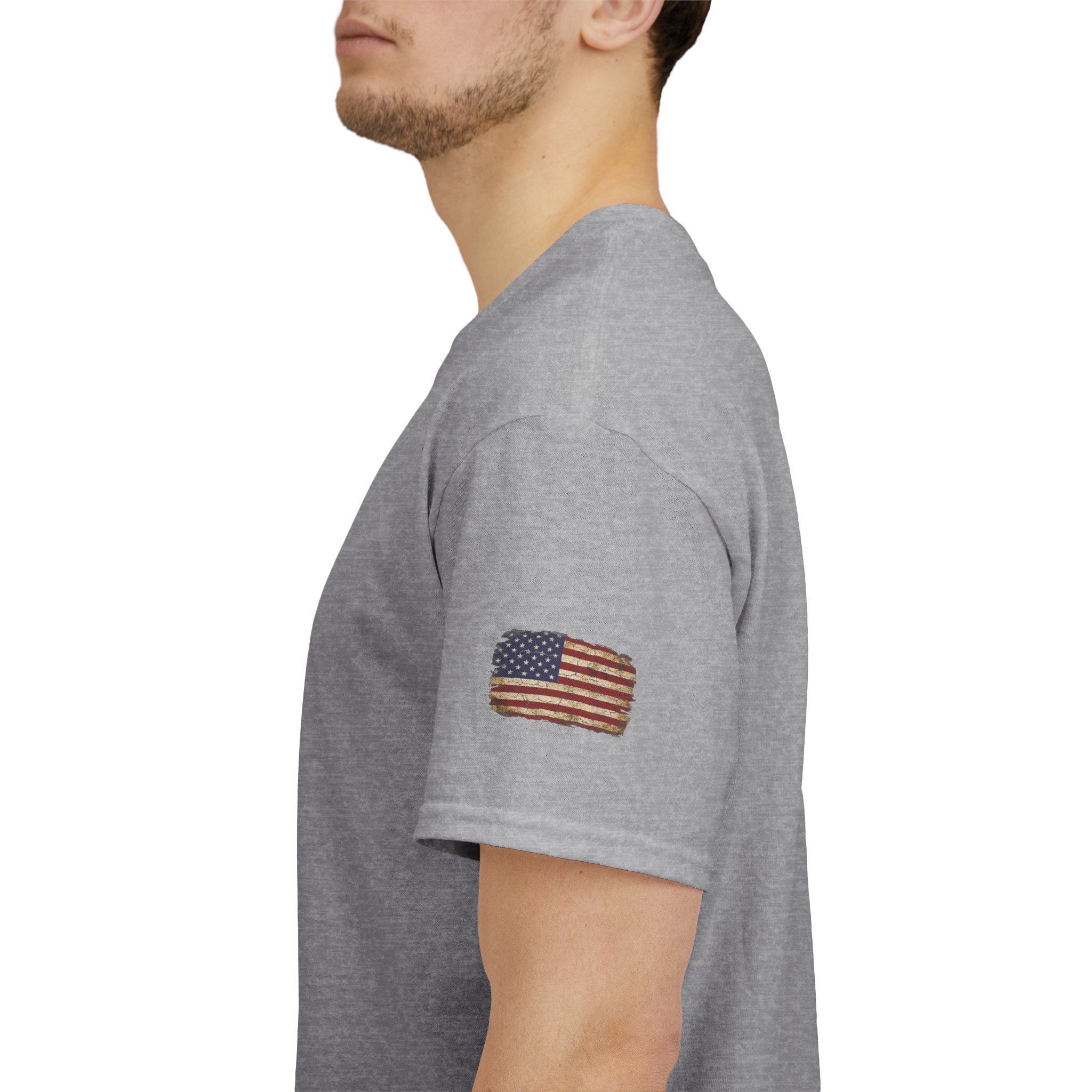 Patriotic Eagle American Flag T-Shirt — USA 1776 Military Tribute Tee