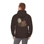 Mushroom Skull Hoodie — Gothic Mushroom Graveyard RIP Pullover