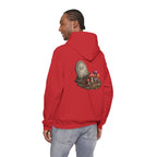 Mushroom Skull Hoodie — Gothic Mushroom Graveyard RIP Pullover