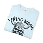 Viking Mode T-Shirt — Skull Viking Helmet Graphic Tee